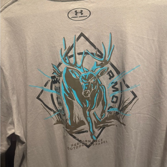 XXL Men's Under Armour Light Gray Short Sleeve Tee NWT - Picture 4 of 4